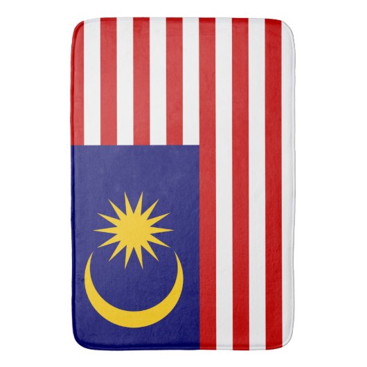 Markering van Maleisië Badmat (Voorkant Verticaal)
