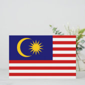 Markering van Maleisië Briefpapier (Staand voorkant)