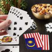 Markering van Maleisië Pokerkaarten (Insitu)