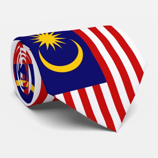 Markering van Maleisië Stropdas (Opgerold)