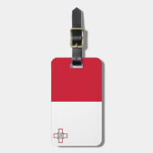 Markering van Malta Bagagelabel (Voorkant verticaal)
