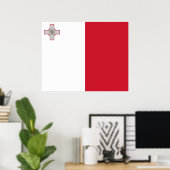 Markering van Malta Poster (Thuiskantoor)