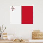 Markering van Malta Poster (Keuken)
