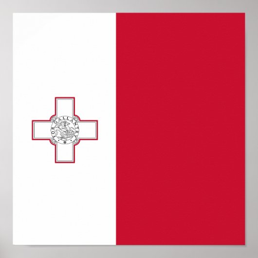 Markering van Malta Poster (Voorkant)