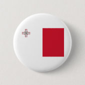 Markering van Malta Ronde Button 5,7 Cm (Voorkant)