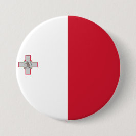 Markering van Malta Ronde Button 7,6 Cm