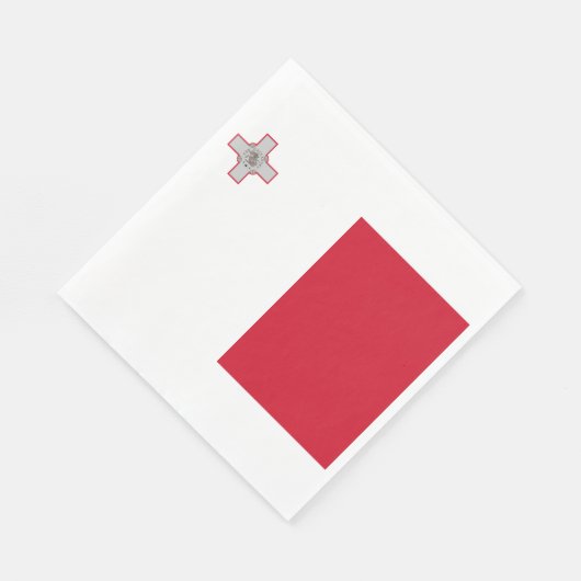 Markering van Malta Servet (Hoek)