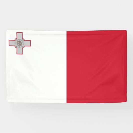 Markering van Malta Spandoek (Horizontaal)