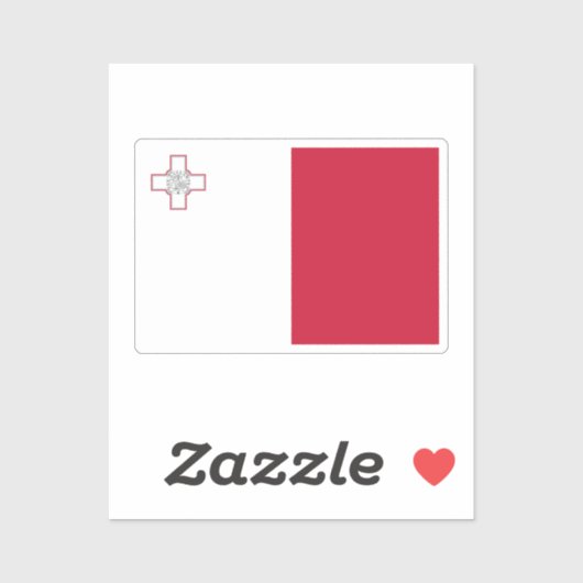 Markering van Malta Sticker (Vel)