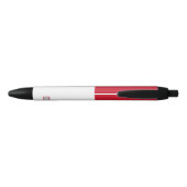 Markering van Malta Zwarte Inkt Pen (Achterkant)