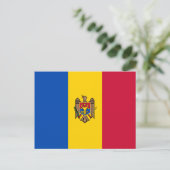 Markering van Moldavië Briefkaart (Staand voorkant)