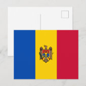 Markering van Moldavië Briefkaart (Voorkant / Achterkant)