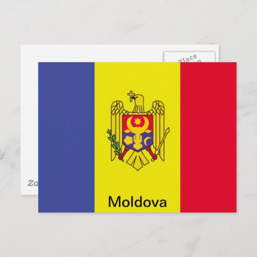 Markering van Moldavië Briefkaart (Voorkant / Achterkant)