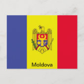 Markering van Moldavië Briefkaart (Voorkant)