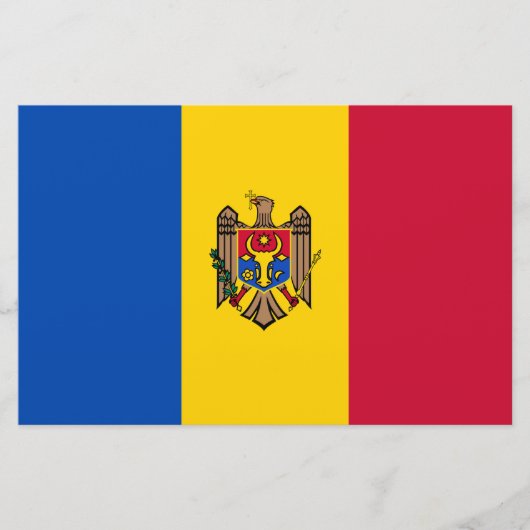 Markering van Moldavië Briefpapier (Voorkant)