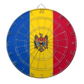 Markering van Moldavië Dartbord (Voorkant)