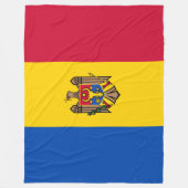 Markering van Moldavië Fleece Deken (Voorkant)