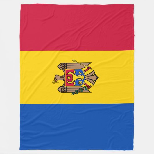 Markering van Moldavië Fleece Deken (Voorkant)