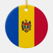 Markering van Moldavië Keramisch Ornament (Voorkant)