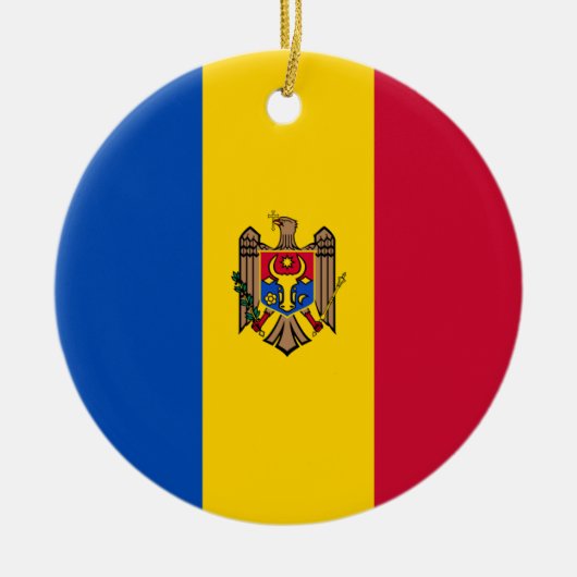 Markering van Moldavië Keramisch Ornament (Voorkant)