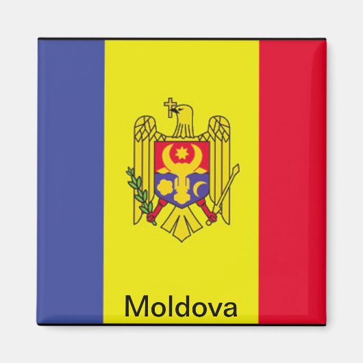 Markering van Moldavië Magneet (Voorkant)