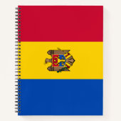 Markering van Moldavië Notitieboek (Voorkant)