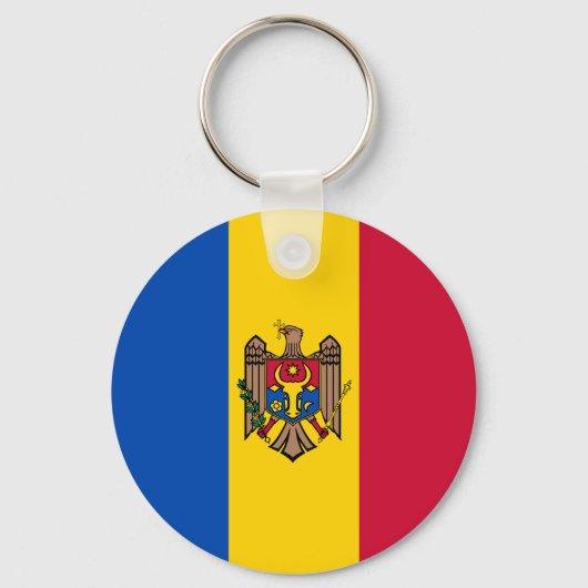 Markering van Moldavië Sleutelhanger (Voorkant)