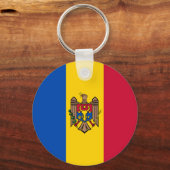 Markering van Moldavië Sleutelhanger (Voorkant)