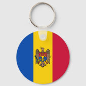 Markering van Moldavië Sleutelhanger (Achterkant)