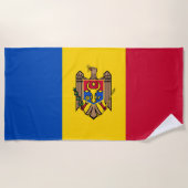 Markering van Moldavië Strandlaken (Voorkant)