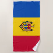 Markering van Moldavië Strandlaken (Voorkant)