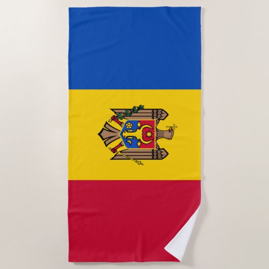 Markering van Moldavië Strandlaken (Voorkant)