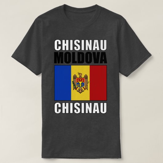 Markering van Moldavië T-shirt (Design voorkant)