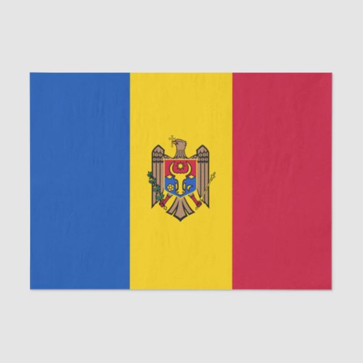 Markering van Moldavië Tissuepapier (Voorkant)