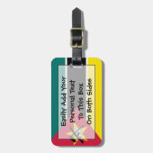 Markering van Mozambique - Easy ID Personal Bagagelabel (Voorkant verticaal)