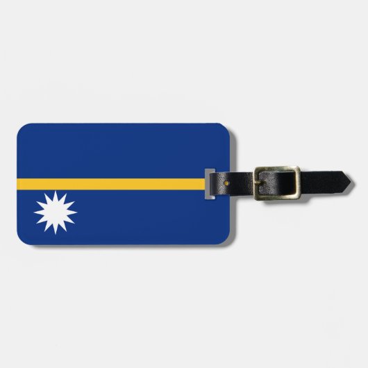 Markering van Nauru Easy ID Personal Bagagelabel (Voorkant horizontaal)