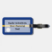 Markering van Nauru Easy ID Personal Bagagelabel (Achterkant horizontaal)