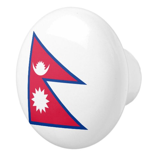 Markering van Nepalese keramische Knob Keramische Knop (Rechts)