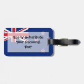 Markering van Nieuw-Zeelands Easy ID Personal Bagagelabel (Achterkant horizontaal)