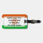 Markering van Niger Easy ID Personal Bagagelabel (Achterkant horizontaal)