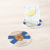 Markering van Nova Scotia Zandsteen Onderzetter (Zijkant)