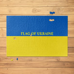 Markering van Oekraïne 20 x 30" Legpuzzel<br><div class="desc">20-inch x30-inch puzzel van de vlag van Oekraïne staat in de kleuren blauw en geel. Vlag van Oekraïne-typografie. Er zijn andere grootten beschikbaar. Contact opnemen op admin@giftsyoutreasure.com</div>