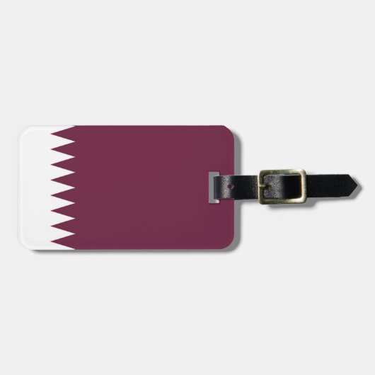 Markering van Qatar Easy ID Personal Bagagelabel (Voorkant horizontaal)