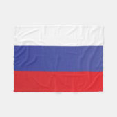 Markering van Rusland Fleece Deken (Voorkant (Horizontaal))