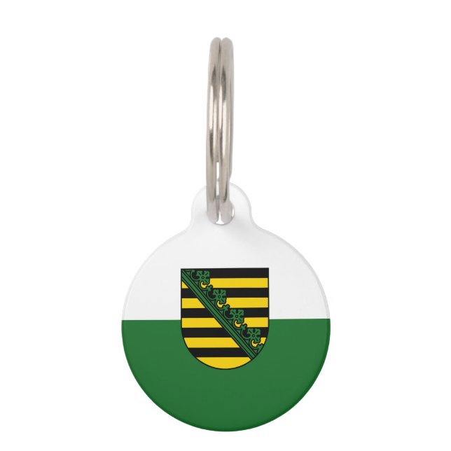 Markering van Saksen-Pet-tag Huisdierpenning (Voorkant)