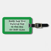 Markering van Saudi-Arabië - Easy ID Personal Bagagelabel (Voorkant horizontaal)