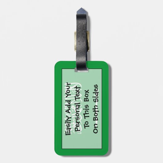 Markering van Saudi-Arabië - Easy ID Personal Bagagelabel (Achterkant verticaal)