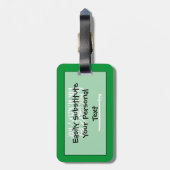 Markering van Saudi-Arabië - Easy ID Personal Bagagelabel (Achterkant verticaal)