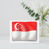 Markering van Singapore Briefkaart (Staand voorkant)