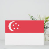 Markering van Singapore Briefpapier (Staand voorkant)